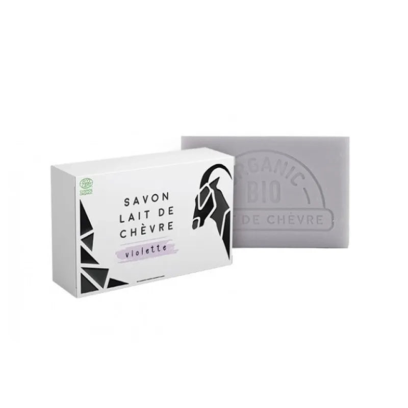 Savon au lait de chèvre, violette